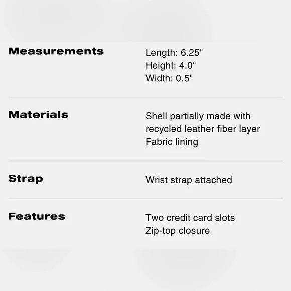 Coach Crossgrain Leather Corner Zip Wristlet Black F58032 BNWT - Picture 4 of 7